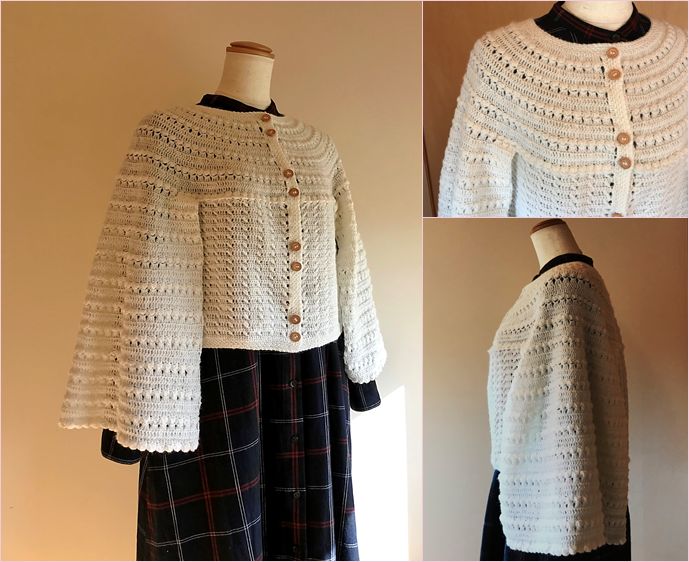 編み物算数⑦】丸ヨークのセーターを簡単に編めちゃう方法だよ 